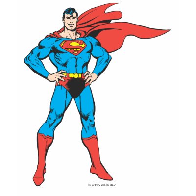 Superman Posing t-shirts
