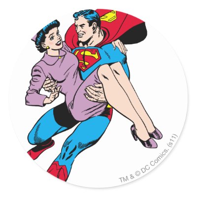 Superman rescues Louis stickers