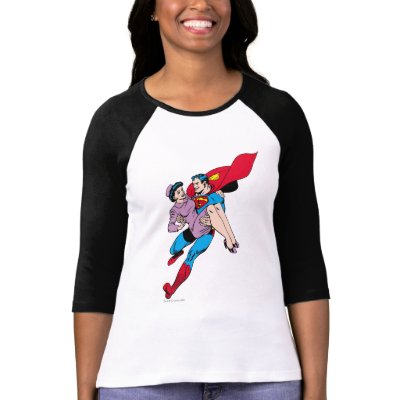 Superman rescues Louis t-shirts