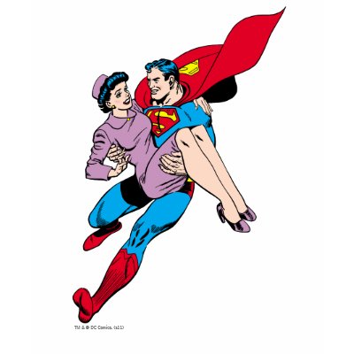 Superman rescues Louis t-shirts