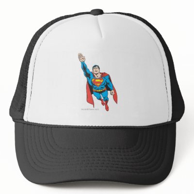 Superman Right Arm Raised hats