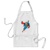 Superman Right Fist Raised Aprons