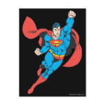 Superman Right Fist Raised Post Card