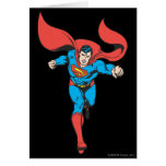 Superman Runs Forward 2 Greeting Card