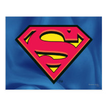 superman, superman logo, superman symbol, superman icon, superman emblem, superman shield, s shield, back to school, man, steel, clark, kent, comic, super, hero, classic logo, logo, shield, s, Postkort med brugerdefineret grafisk design