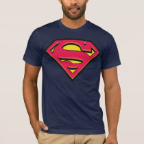 superman, superman logo, superman symbol, superman icon, superman emblem, superman shield, s shield, man, steel, clark, kent, comic, super, hero, classic logo, logo, shield, s, Shirt with custom graphic design