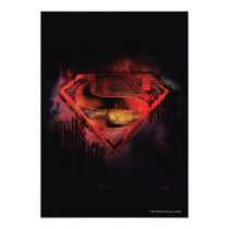 superman, superman logo, superman symbol, superman icon, superman emblem, superman shield, s shield, super man, s-shield, logo, shield, graphic, dc comics, comic book, shield logo, Invitation med brugerdefineret grafisk design
