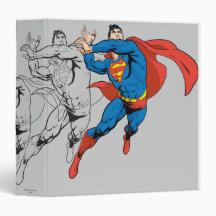 Superman Sketch Color Vinyl Binders