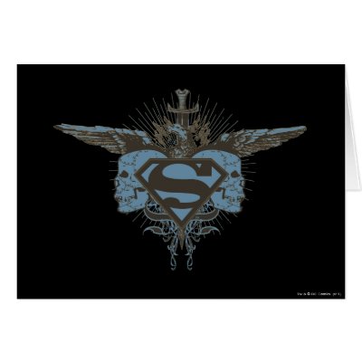 Superman Skulls - Blue cards