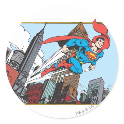 Superman & Skyscrapers stickers