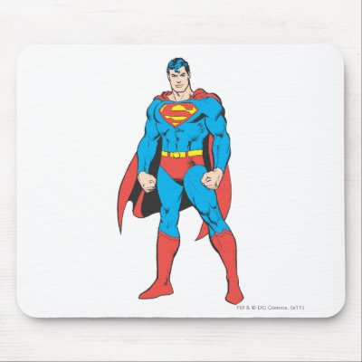 Superman Standing mousepads