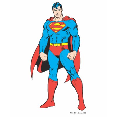 Superman Standing t-shirts