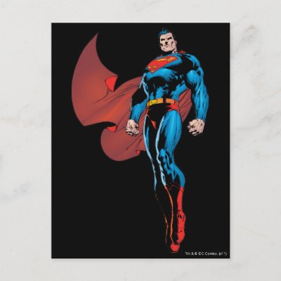 Superman Stands Tall postcards