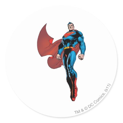 Superman Stands Tall stickers