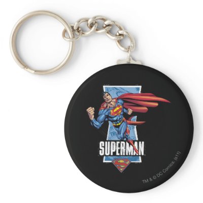 Superman Swings By keychains