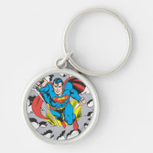 Superman Tears Thru Key Chains
