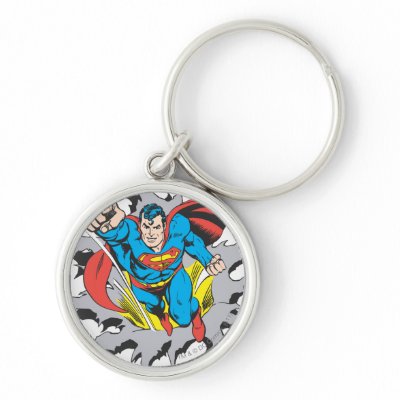 Superman Tears Thru keychains