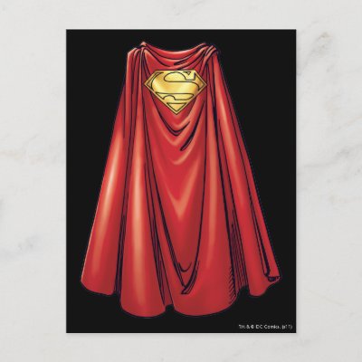 Superman - The Cape postcards