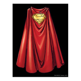 Superman - The Cape Postcard