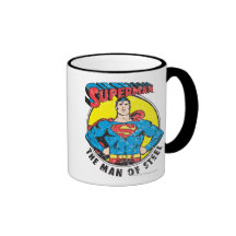 Superman The Man of Steel Coffee Mug