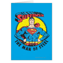 Superman The Man of Steel Greeting Cards
