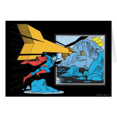Superman Tunneling Into Rock cards