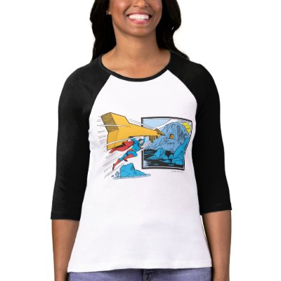 Superman Tunneling Into Rock t-shirts