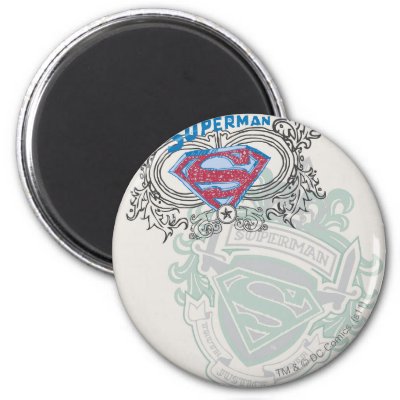 Superman Two Crest Design magnets