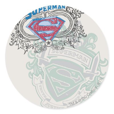 Superman Two Crest Design stickers