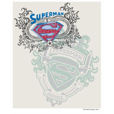 Superman Two Crest Design t-shirts