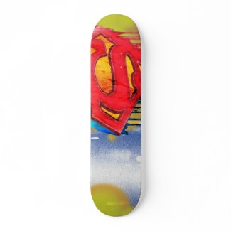 Superman Urban Spraypaint skateboard