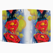 Superman Urban Spraypaint Vinyl Binder