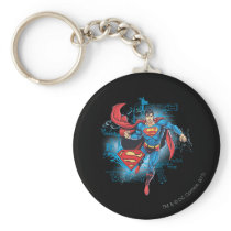 Superman with Logo Key Chain