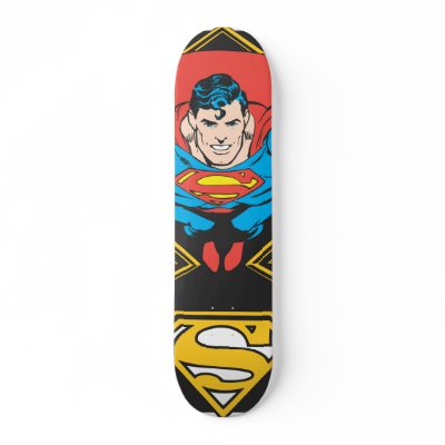 Superman with Logo skateboards