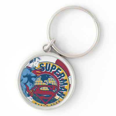 Superman - World Hero keychains