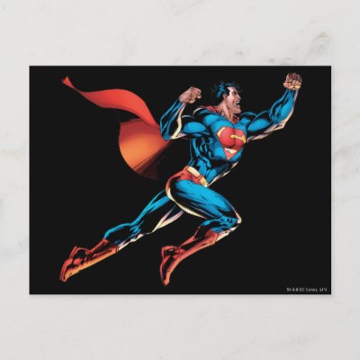 Superman Yells postcards
