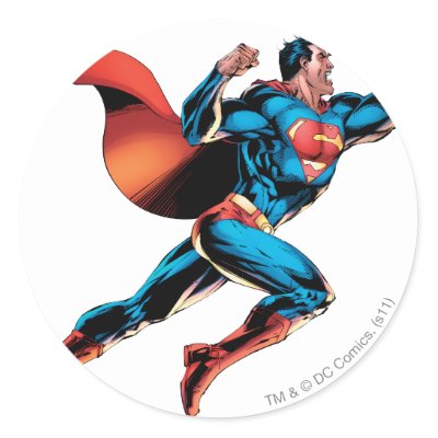 Superman Yells stickers