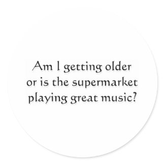 Supermarket sticker