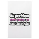 SuperMom...Anesthesiologist Customized Stationery