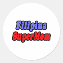 SuperMom de la filipina Pegatina