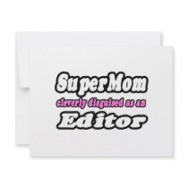SuperMom...Editor invitations by Editor_Shirts SuperMom...Editor invitations