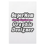 SuperMom...Graphic Designer Custom Stationery