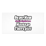 SuperMom...Massage Therapist Photo Card Template