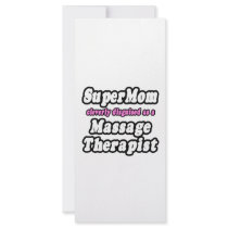 SuperMom...Massage Therapist Rack Card Design