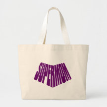 SuperMom: My mother is my super hero Canvas Bag