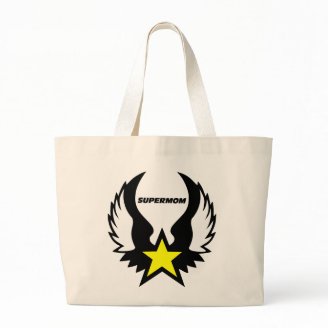 SuperMom: My mother is my super hero Canvas Bag
