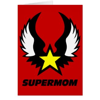SuperMom: My mother is my super hero Cards