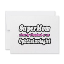 SuperMom...Ophthalmologist Personalized Invitation