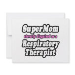 SuperMom...Respiratory Therapist Personalized Announcement