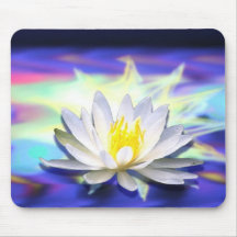 Supernatural Lotus Mouse Pads